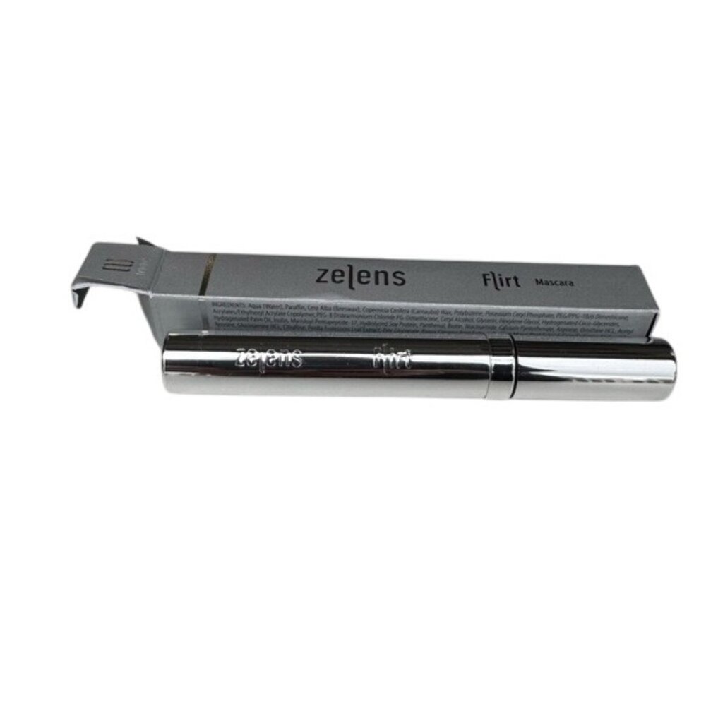 Zelens Flirt Water Resistant Mascara Brown 9ml 0.3 Oz Made In Italy‎ New In Box